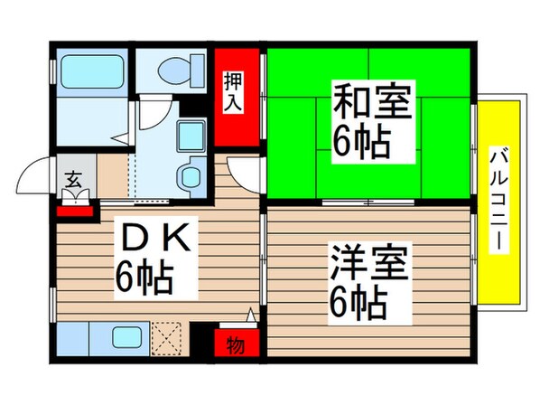 ルミエールＤの物件間取画像